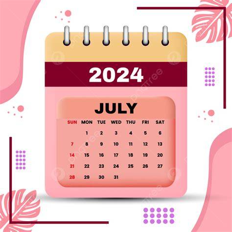 july 2024 calendar