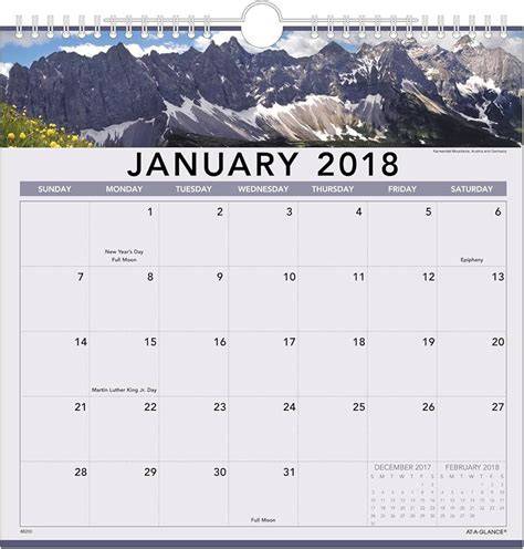 calendar 2018 printables