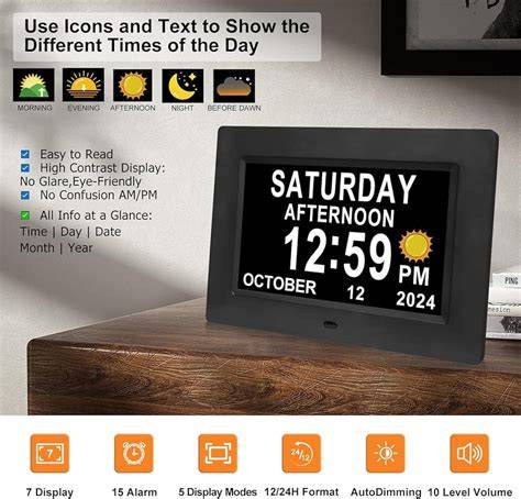 calendar digital clock