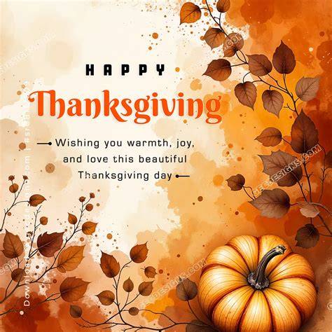 calendar for thanksgiving