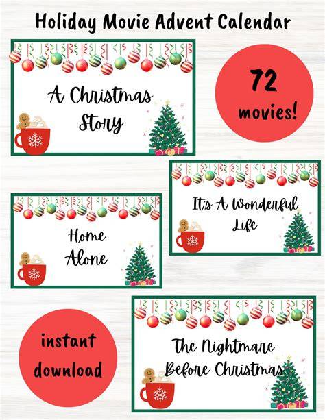 christmas vacation movie advent calendar