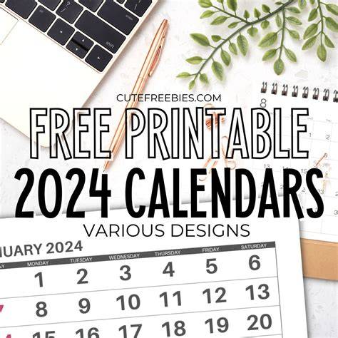 free 2024 printable calendar one page