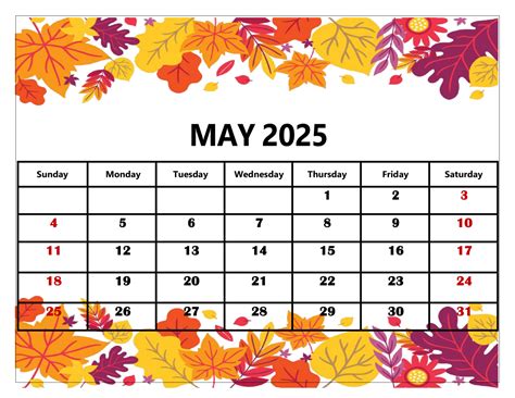 free printable may 2025 calendar