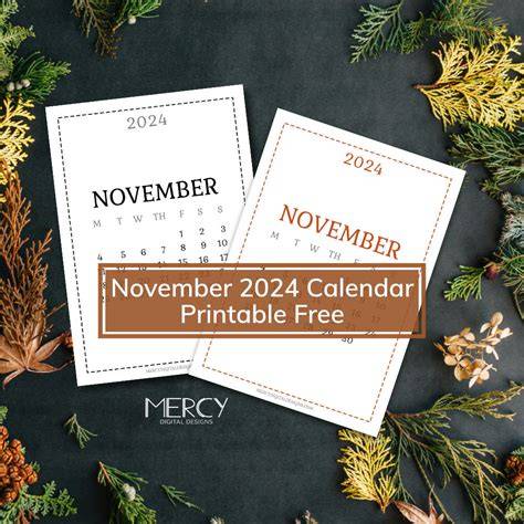 november calendar 2024