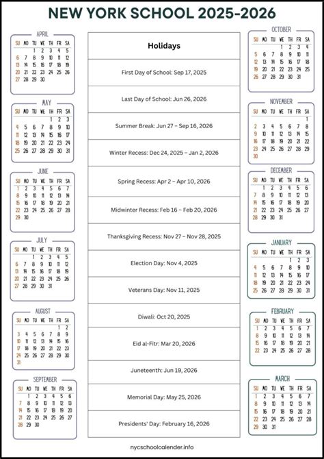 nyc schools calendar error