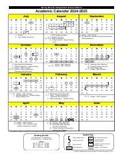 spring branch isd calendar