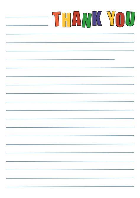 Thank You Note Printable