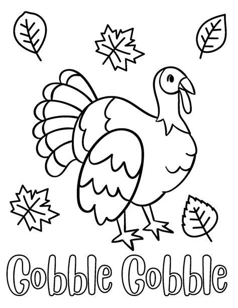 Thanksgiving Coloring Sheet Printable