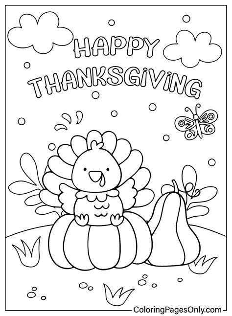 Thanksgiving Coloring Worksheets