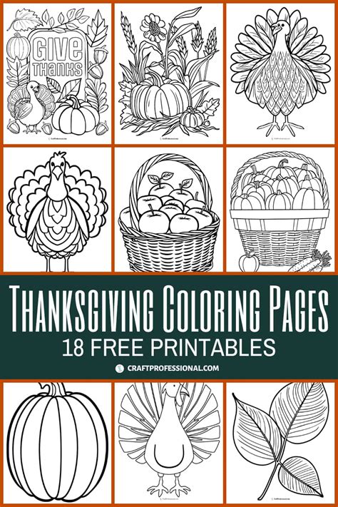 Thanksgiving Printables For Adults
