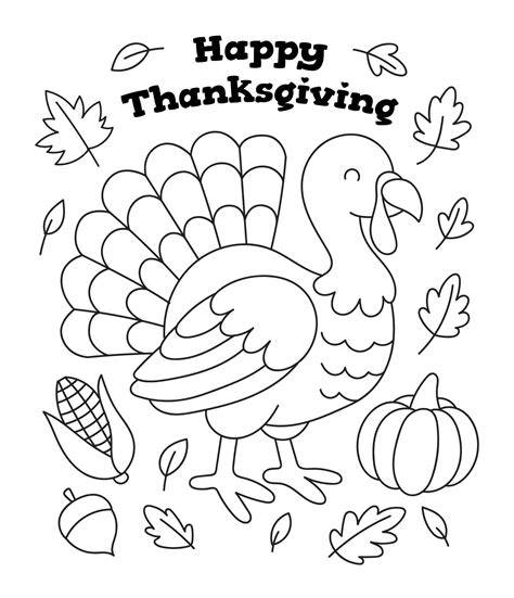 Thanksgiving Turkey Coloring Page