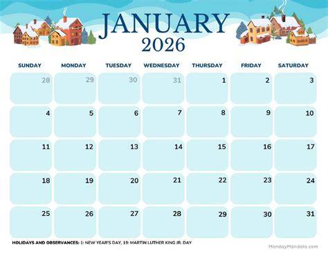 2026 calendar with holidays