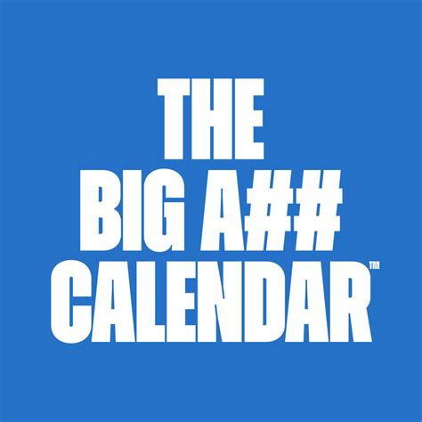 big ass calendar