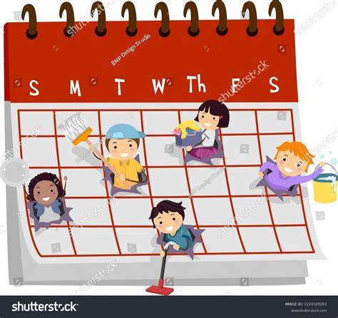 calendar school clipart