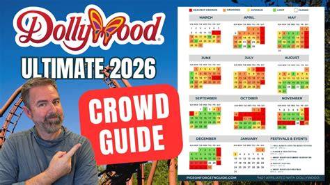 dollywood crowd calendar