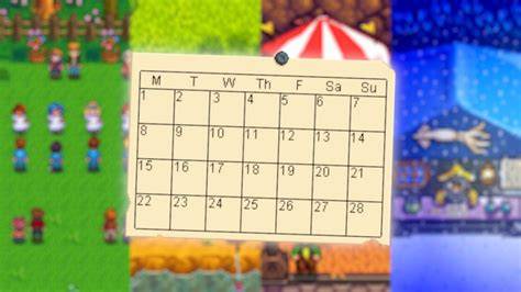 stardew valley calendar