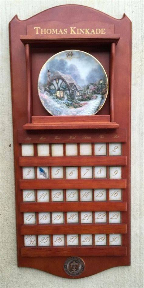 Thomas Kinkade Calendar Plates
