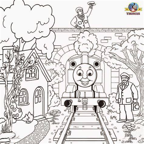 Thomas The Tank Engine And Friends Colouring Pages