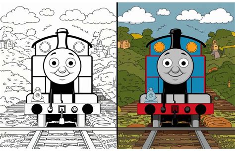 Thomas The Train Printable Coloring Pages