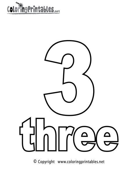 Three Coloring Page
