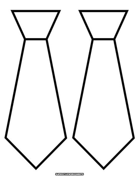 Tie Printable Template