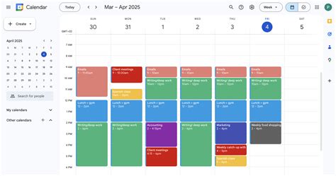 Time Blocking Google Calendar