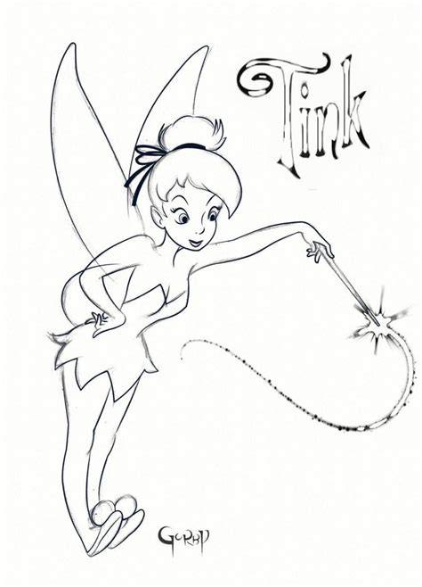 Tinkerbell Disney Coloring Pages