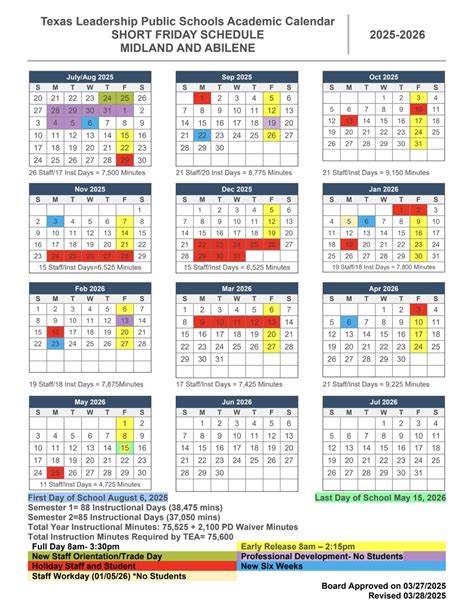 Tlca Midland Calendar