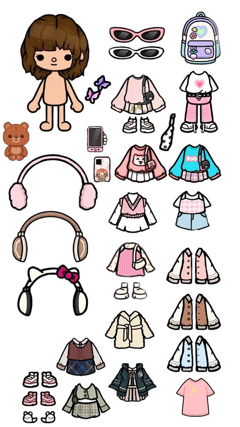 Toca Boca Printable Paper Doll