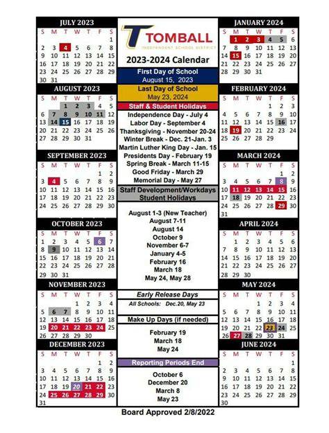 Tomball Isd Calender