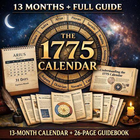 1775 bible calendar