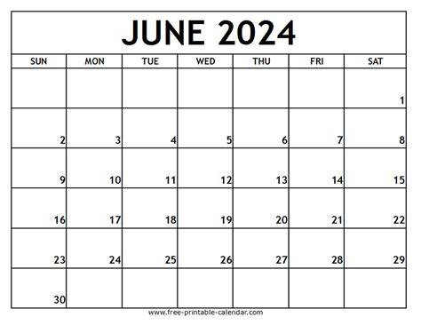 blank calendar pages 2024