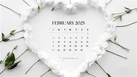 february 2025 calendar wallpaper