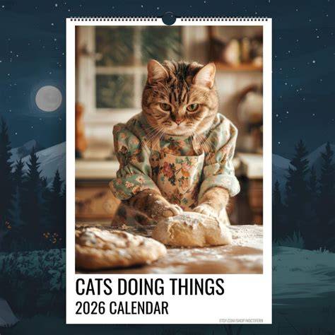 hermitage cartoon comical cat calendar royalty