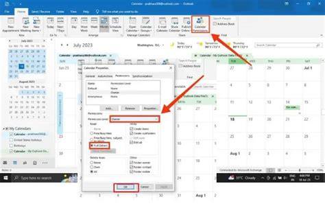 how to share outlook calendar