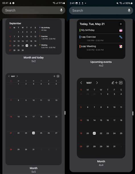 samsung calendar app