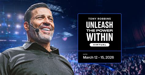 Tony Robbins Event Calendar