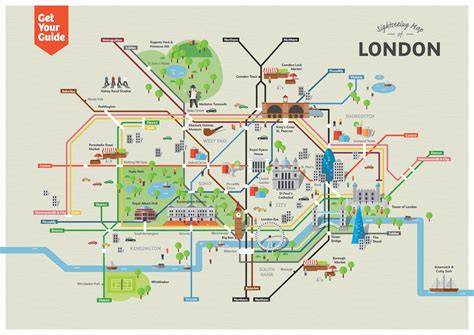 Tourist Map Of London Attractions Printable