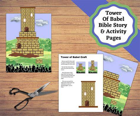 Tower Of Babel Craft Printable Pdf