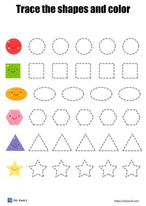 Tracing Shapes Printables