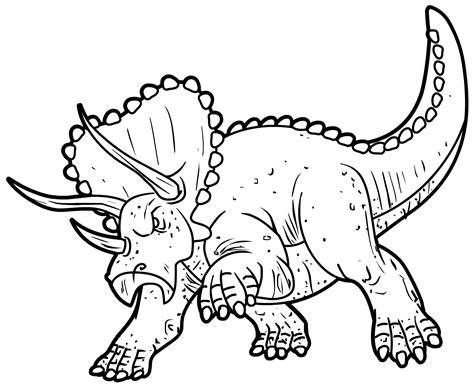 Triceratops For Coloring