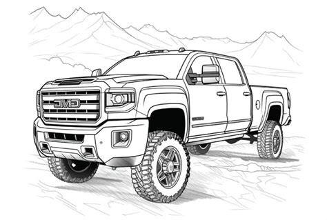 Truck Coloring Pages Printable