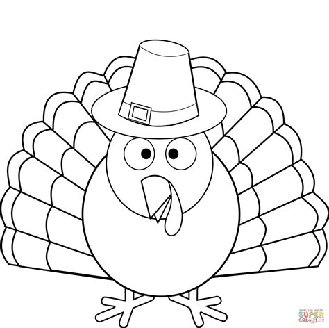 Turkey Coloring Picture