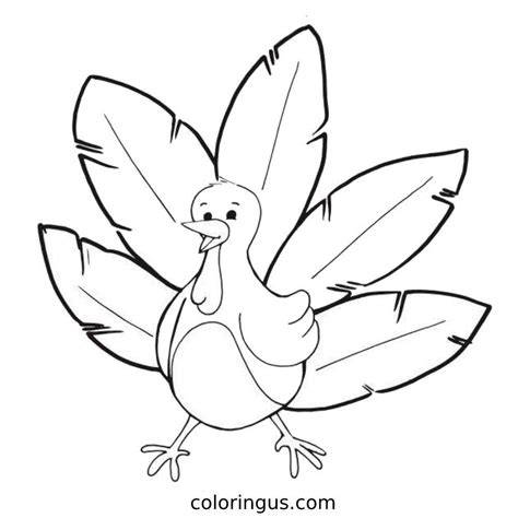 Turkey Coloring Pictures Printable