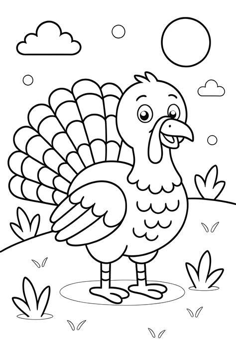 Turkey Coloring Sheet