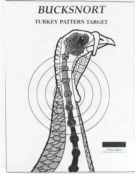 Turkey Head Target Printable