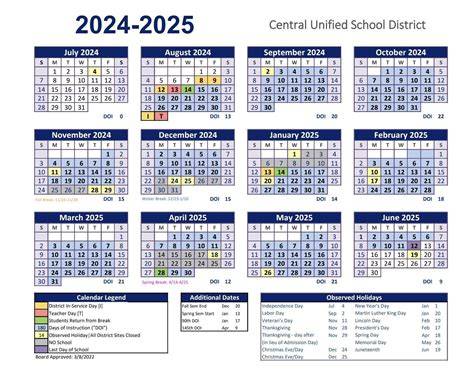Udayton Calendar 24 25