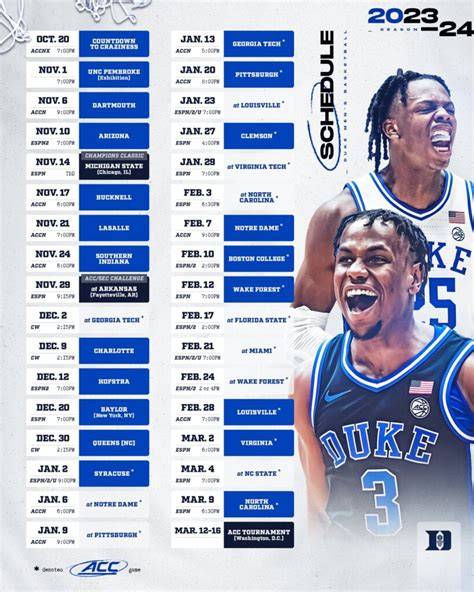Unc Sports Calendar