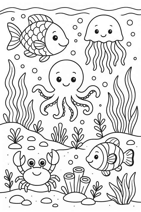 Under The Sea Coloring