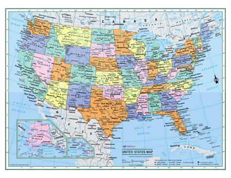 United States Map Free Printable